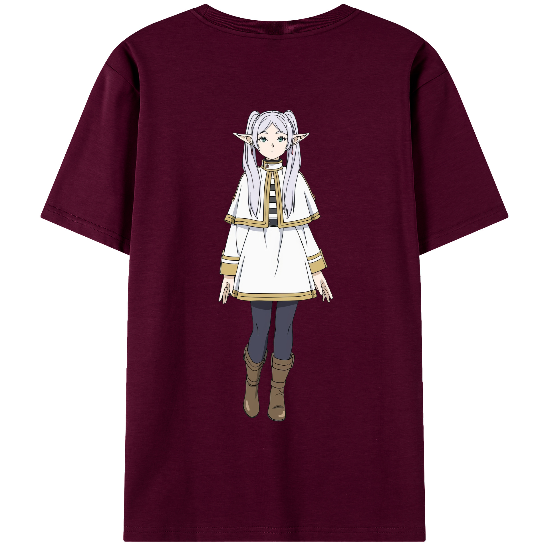 （画像用） 葬送のフリーレン Frieren レディース半袖Tシャツ(バックプリント)
